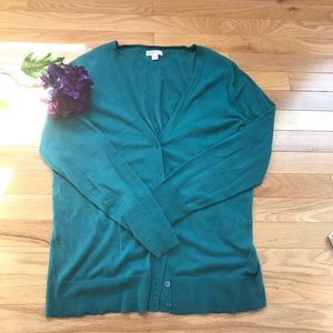 Merona Teal Cardigan Sz XL